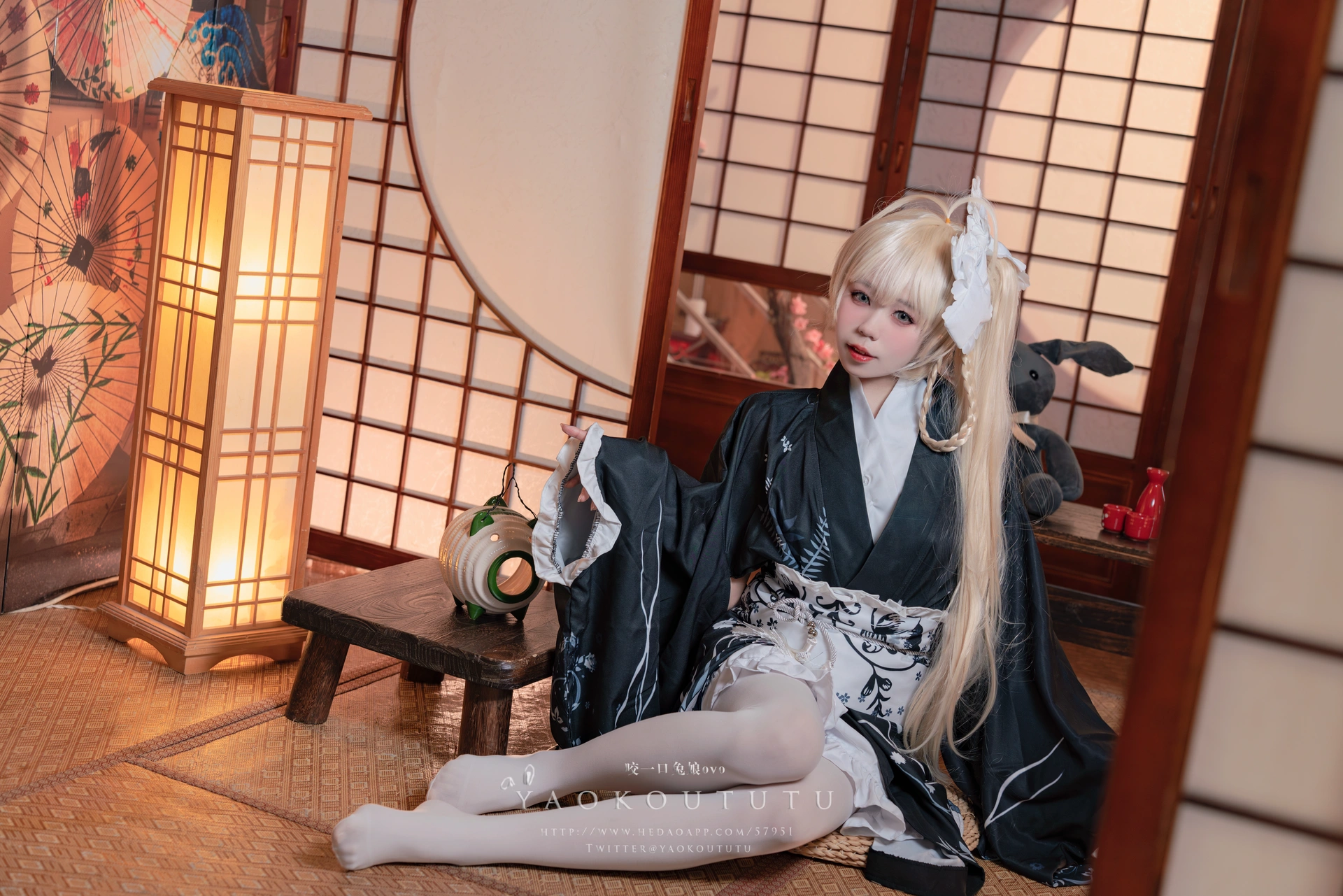 咬一口兔娘(黏黏团子兔) – NO.040 六月T3专属特典 穹妹浴衣 0